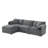 Chenille Modular Sectional Sofa-531165630-534522379