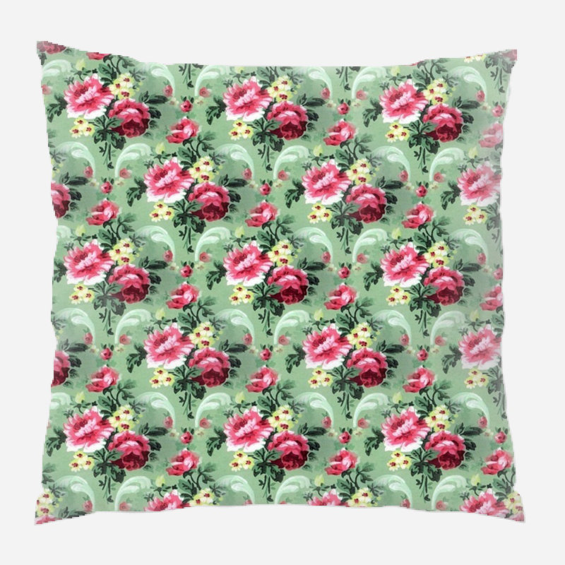 Coussin décoratif à motif floral Grijalva, Intérieur