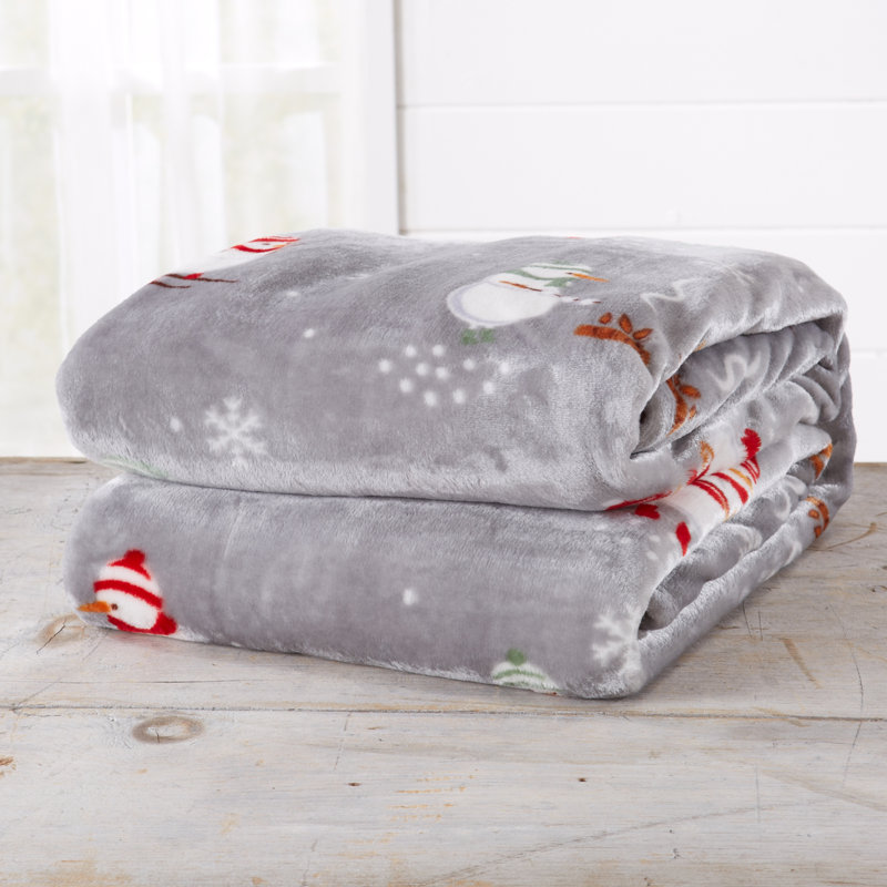 Couverture en molleton ultra douce pour les fêtes, Très grand