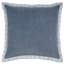 Ensemble de housse de couette en mélange de coton bleu géométrique Seaside-37896716