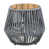 Grey Rope/Teak Finish