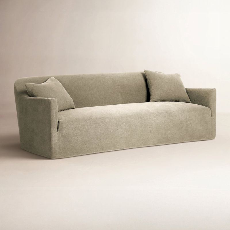 Lowell Slipcover Sofa, Cream