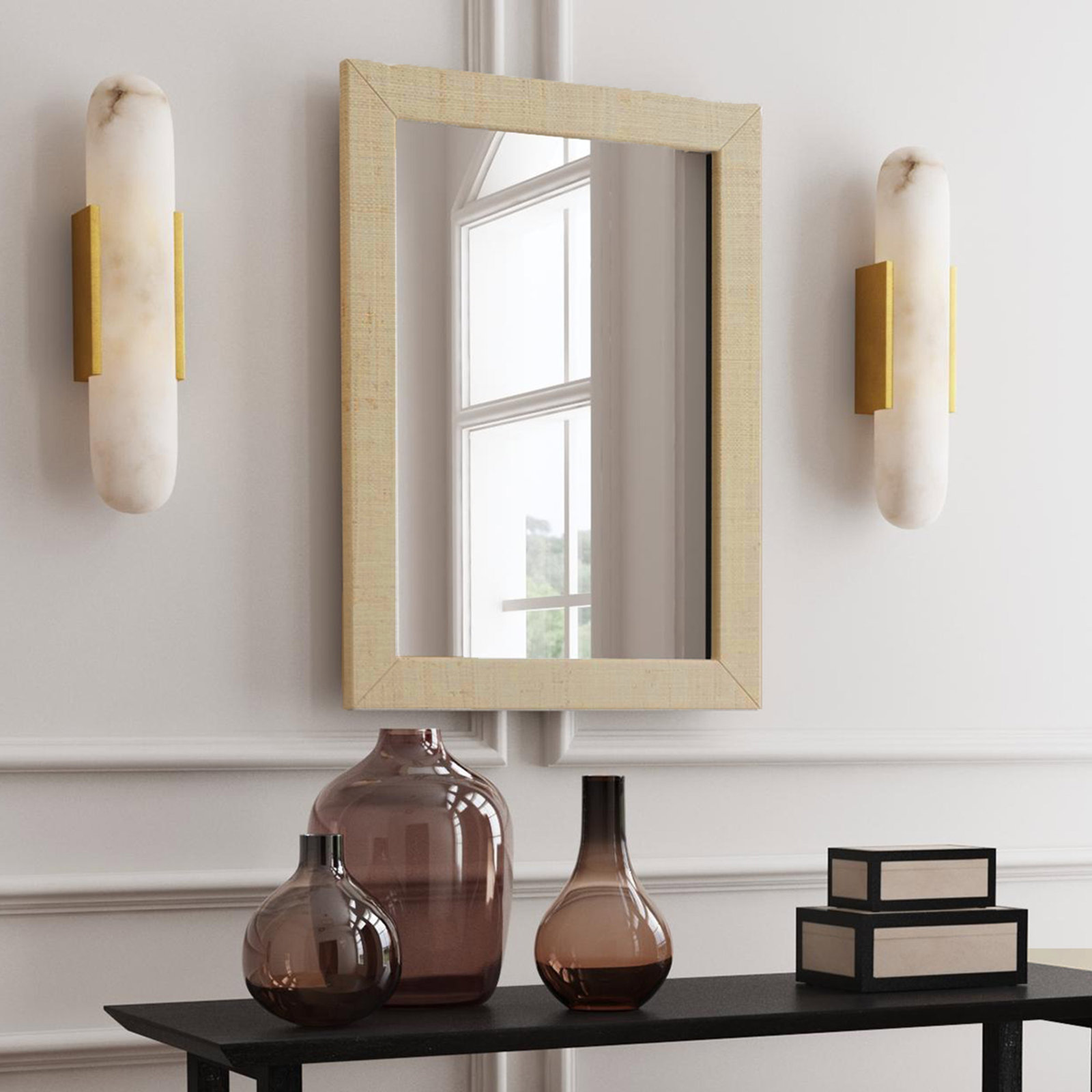 Kehoe 22" Accent Mirror, Natural