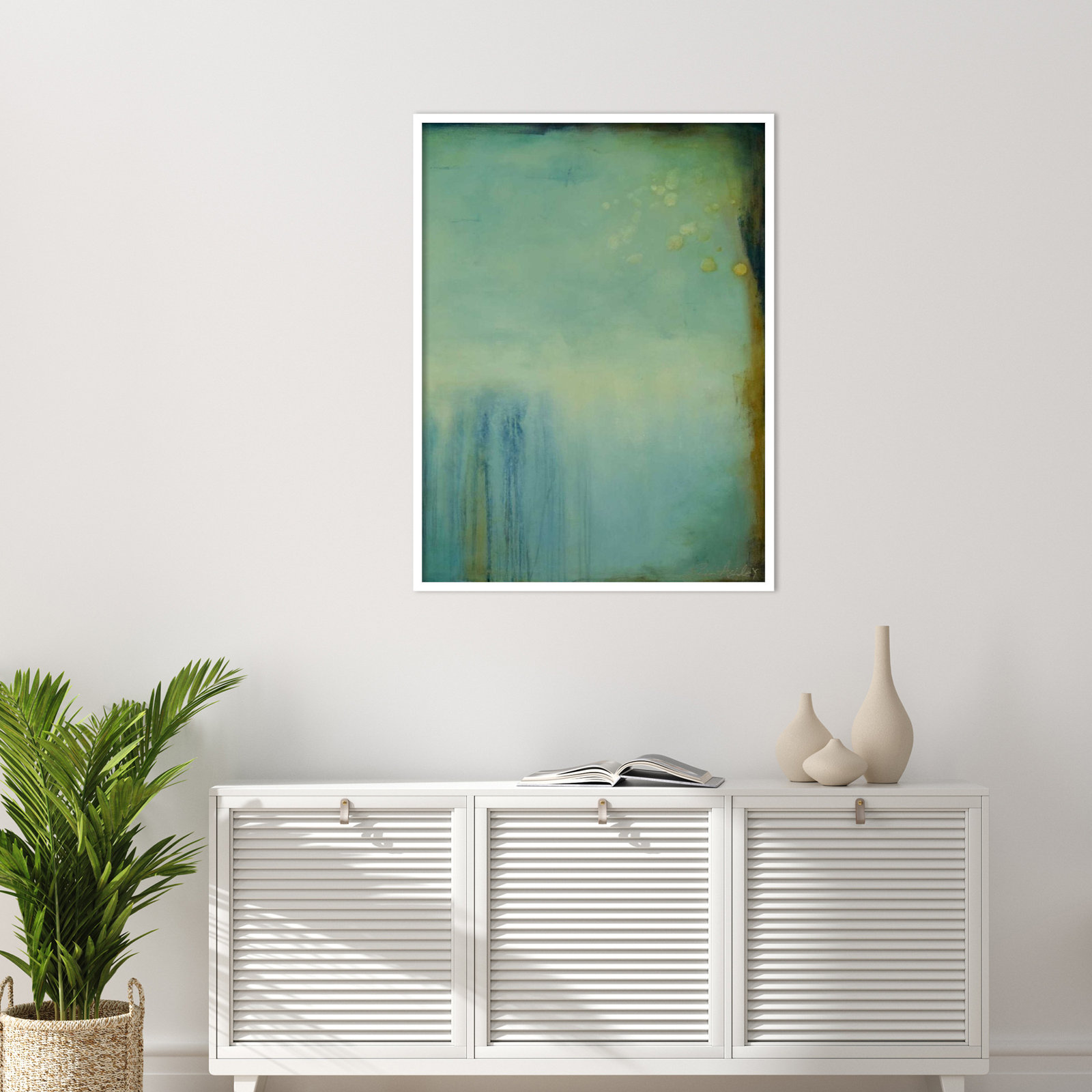 Whispering Souls II Print by Erin Ashley, 41" H x 31" W, White