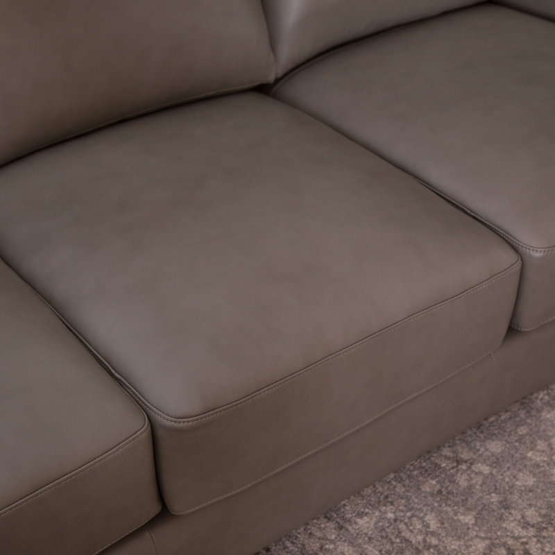 Ensemble de salon en cuir véritable Cianciolo
