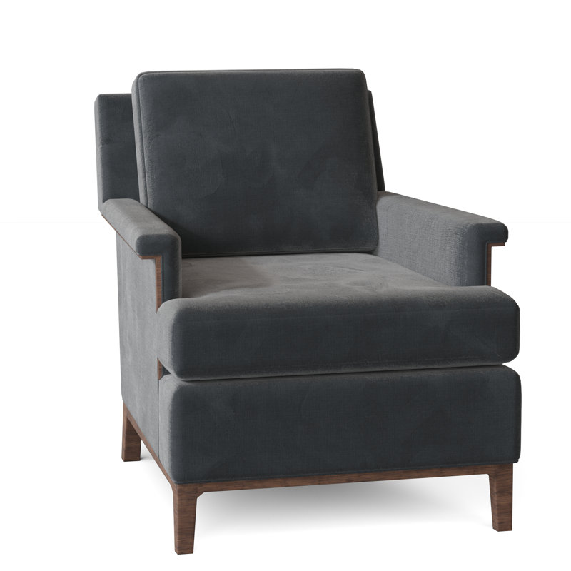Libby Langdon 28.5" W Armchair, Tobacco, 9953 Loden Polyester