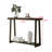 36 Inch Modern Wood Narrow Console Table with 2-Tier Storage Shelf for Entryway or Living Room, Slim Sofa Table for Hallway or Behind Couch - Caviar-589373608-589373639