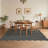 Farmhouse Scalloped Rug Washable Rug with Non Slip TRP Backing, Low Pile Non Shedding Rustic Carpet, Soft Thin Foldable Printed Mat for Living Room Bedroom-660204446-660204440