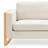 Scandinavian Modern 79" Cotton Blend Sofa-966718909