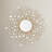 Metal Sunburst Wall Mirror
