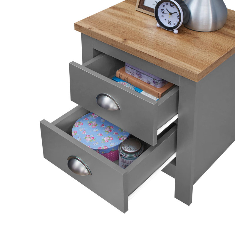 45cm W Particle Board Bedside Table