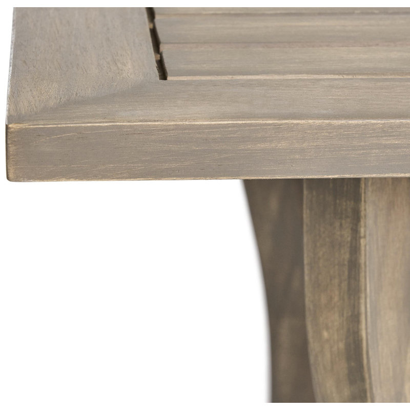 Table carrée en bois 31,5 po Hermosa
