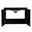 Meuble-lavabo mural moderne noir 24 po. Évier en céramique. Porte. Contreplaqué. Meuble-lavabo 24 po. Moderne. Abondants essentiels