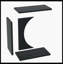 C-Shaped End Table, Sofa Side Table Couch Table