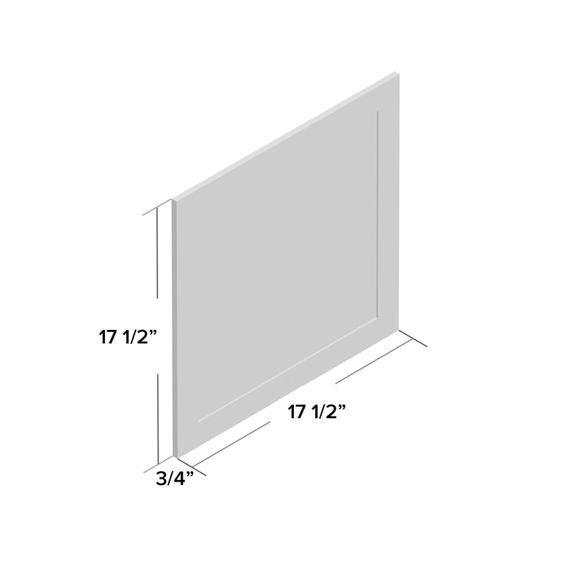 Miroir décoratif Adnrea Country, H 17,5 po x l 17,5 po