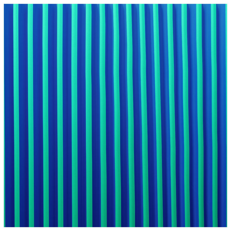 Coussins décoratifs à rayures verticales bleues, 14 X 14 pouces
