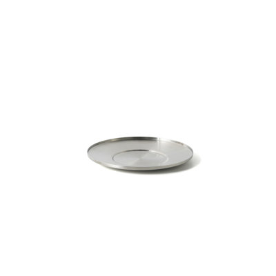 Soucoupe biseautée ronde 6,25 po - Argent