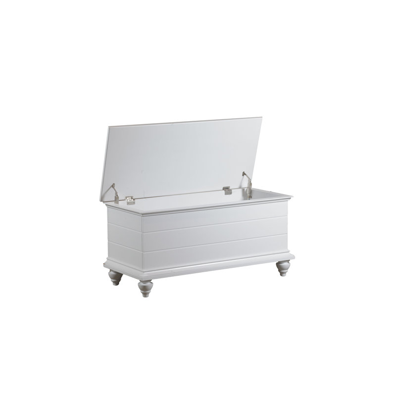 Kittrell Storage Bench, Bright White