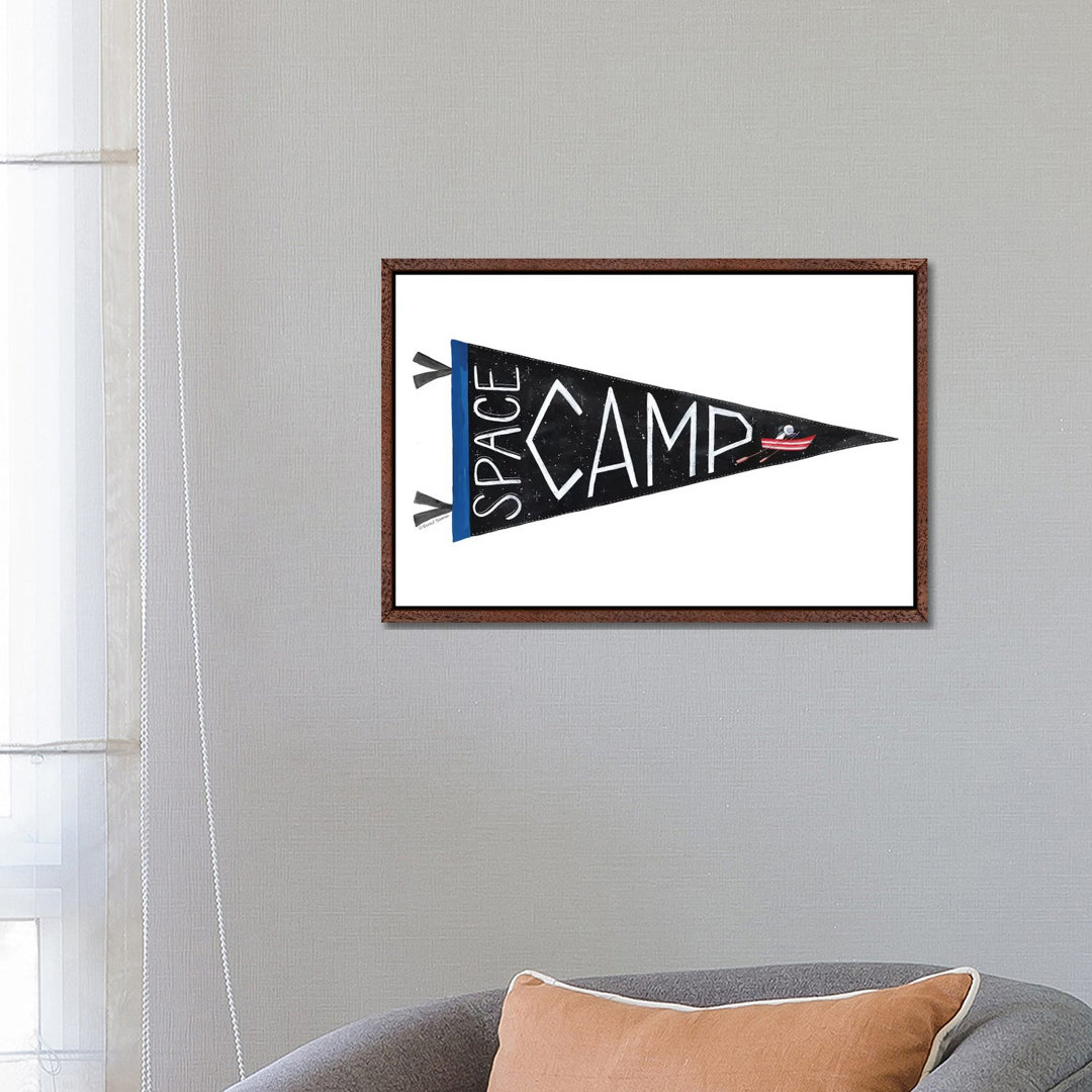 Space Camp Wimpel von Rachel Nieman - Galerie-verpackte Leinwand Giclée auf Leinwand