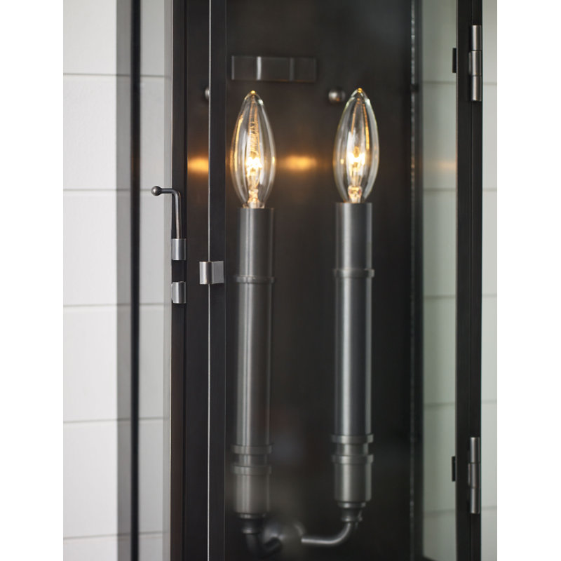 Chapman & Myers Linear Lantern Tall, Bronze