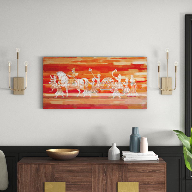 1 Piece Wrapped Canvas Wall Art, 30cm H x 61cm W