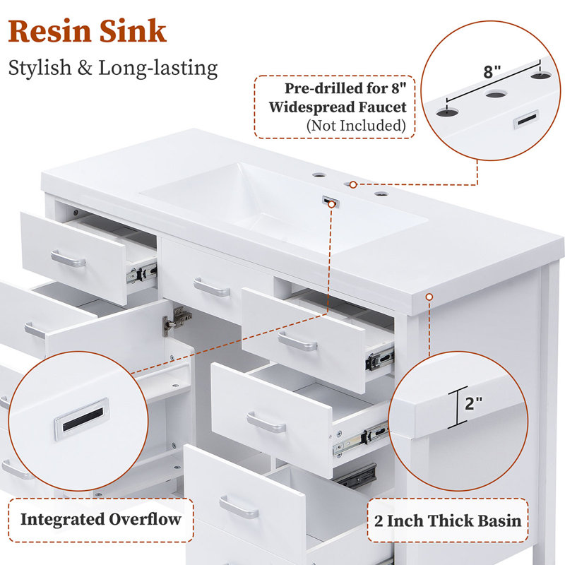 Single Bathroom Vanity with Top