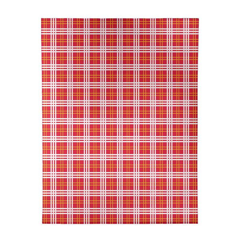 Tapis rouge à carreaux, Rectangle 9 pi x 12 pi