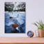 Art mural en verre «A Winters Dream» par Rick Berk-2073592764