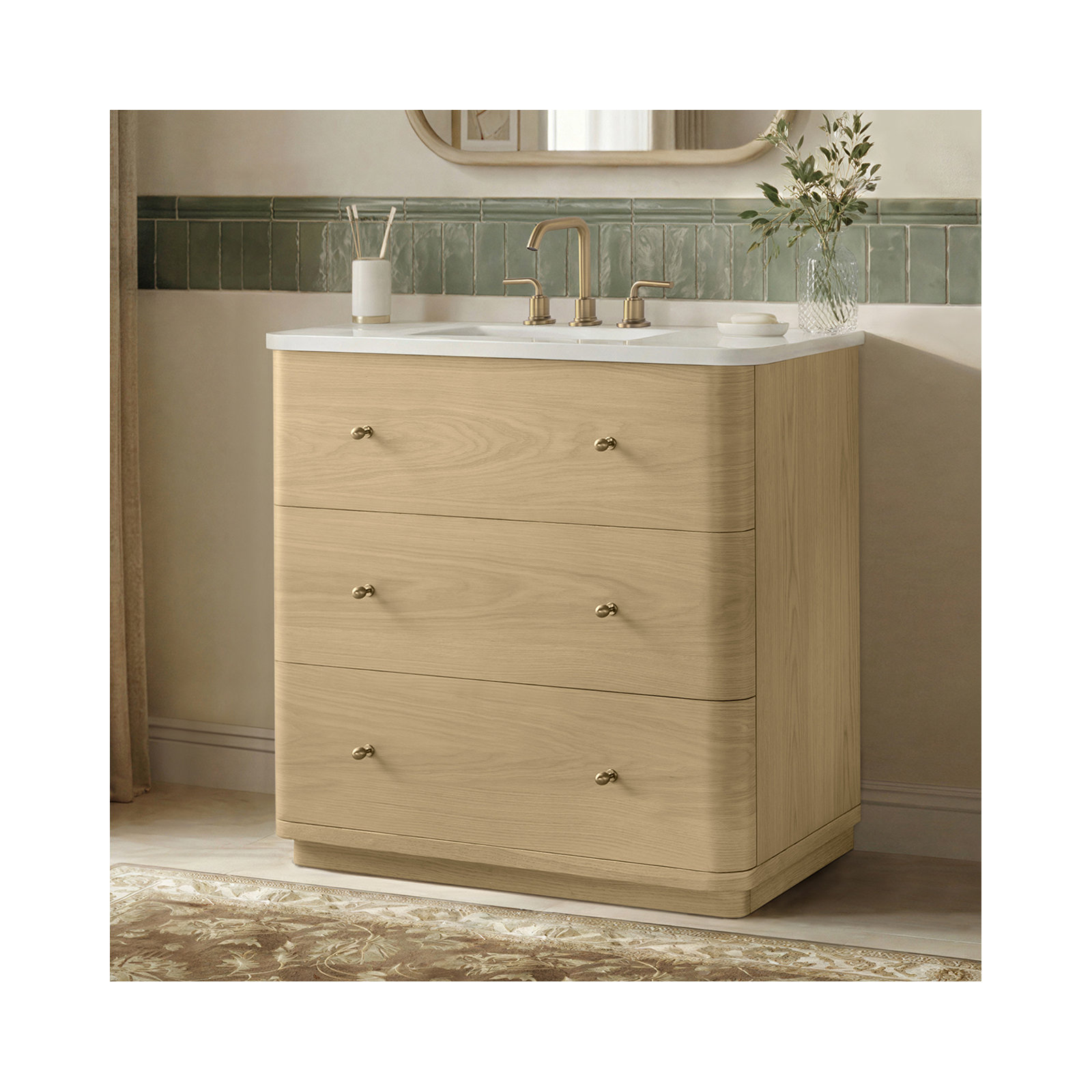 Saffi 36" Single Sink Bathroom Vanity