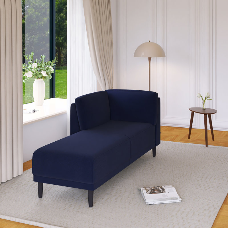 Canapé 65 po Mid-Century, Bleu