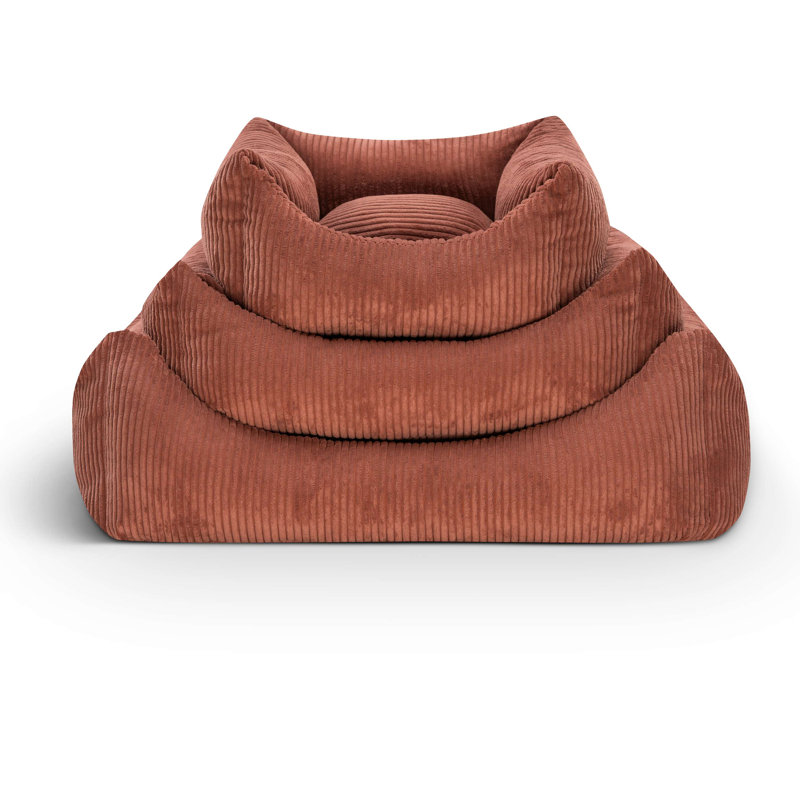 Nairne Polyester Pet Bed, 15cm H x 90cm W x 78cm D, Red