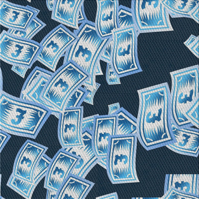 Tapis bleu / blanc Aragon