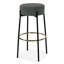 Tabouret Beesan Boucle sans dossier avec pieds en métal (ensemble de 2)-414405268-414405270