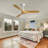 52 Inch Modern Ceiling Fan With 3 Abs Blades Remote Control Reversible Dc Motor Without Light For Living Room-480822435-480822461
