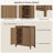 29.1"W Fluted Panel Sideboard  With 2 Adjustable Shelves-1984256716-1993240160