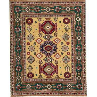 Hand Woven Cotton and Wool Area Rug