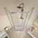 36'' W x 72'' H Pivot Frameless Neo-Angle Reversible Shower Enclosure