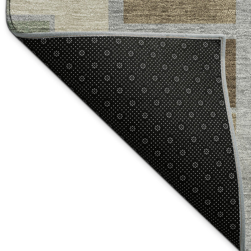 Machine Washable Indoor/Outdoor Lockway ACN2417 Geometric Rug, Runner 2'3" x 7'6"