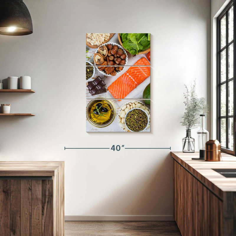 Yarlin Food For The Heart, 38" H x 24" W
