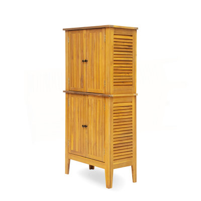 Armoire en bois d'acacia Kedzie
