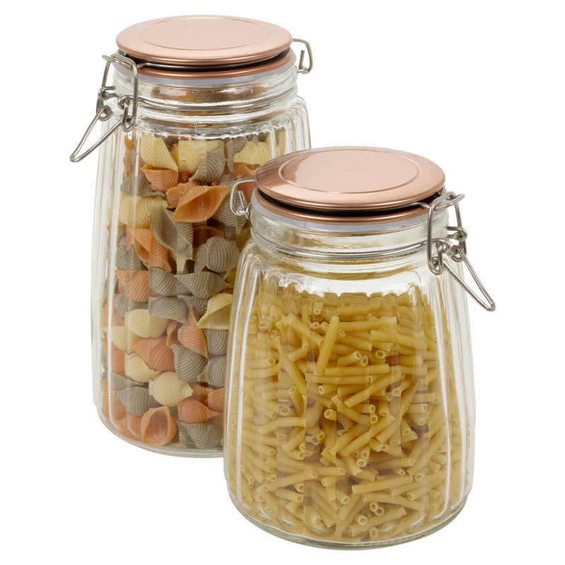 Glass Jar - Set of 2