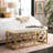 Rainn Velvet Upholstered Bench-1489811013