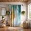 Smoky Sombre Symphony - Premium Shower Curtain-1482881200