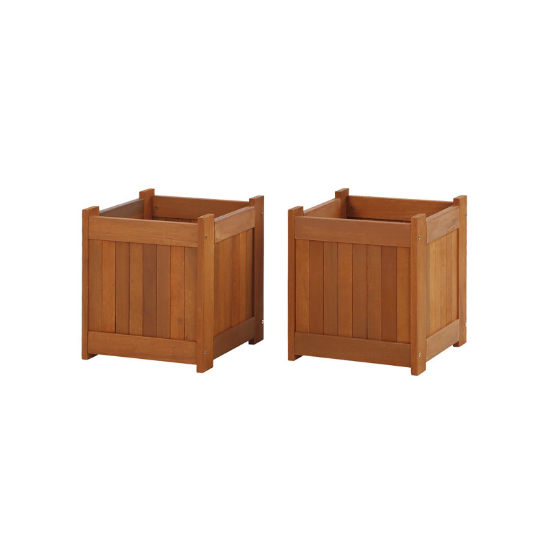 Leah Wood Planter Box