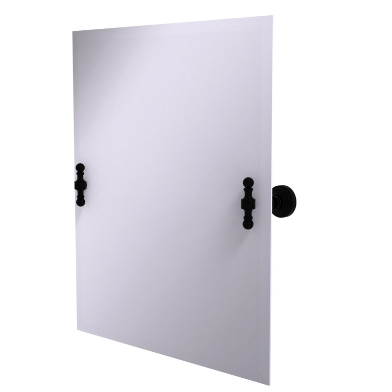 Miroir d’appoint rectangulaire à inclinaison Marchmont, Noir mat