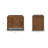 Arcade Solid Mango Wood Waterfall-Edge Nightstand in English Walnut