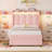 Velvet Upholstered Storage Kids Bed With LED Lights, Twin Size Platform Kids Bed With 1 Drawer-2079413572-2067858231