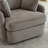 40.53" W Upholstered Swivel Accent Armchair With Storage Ottoman-1273870098