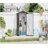 Campcraft High quality galvanized iron sheet, waterproof design,reasonable internal space planning,equipped with a solid lock system,easy to assemble and move,Small Metal Compact Garden Shed-123834590
