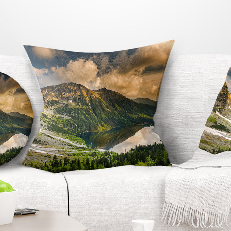 Coussin décoratif en ciel, 16 po x 1 po